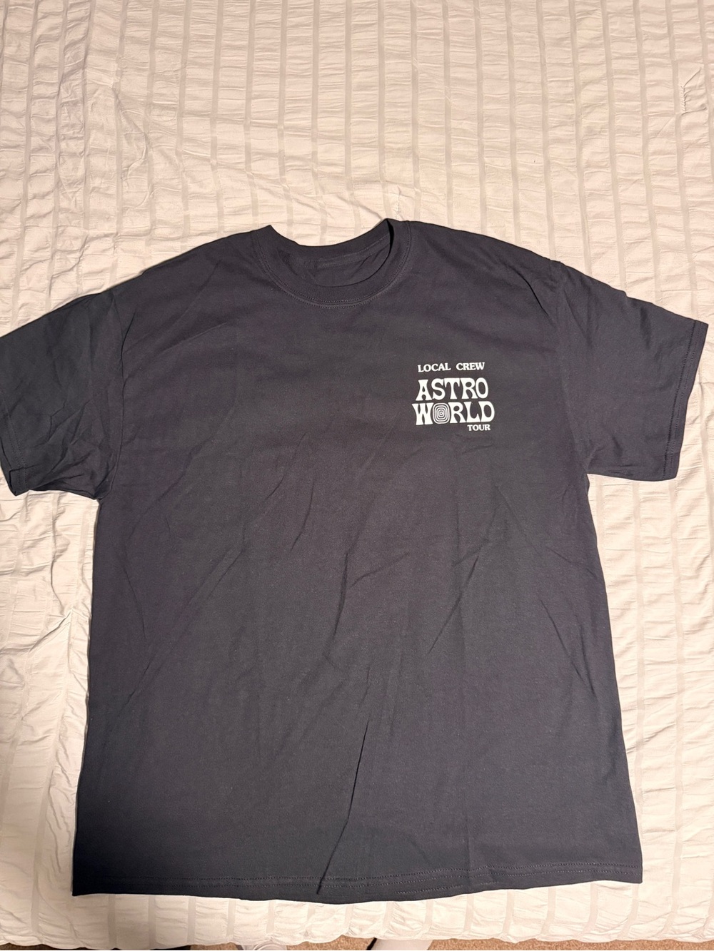 Astroworld Local Crew Black Graphic Tee by Travis Scott